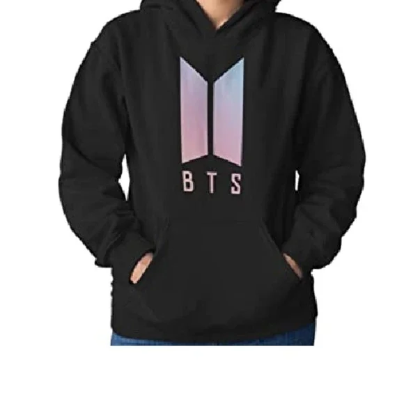Sweaters Nwt Bts Love Yourself Her Hoodie Sweatshirt Black Sz L